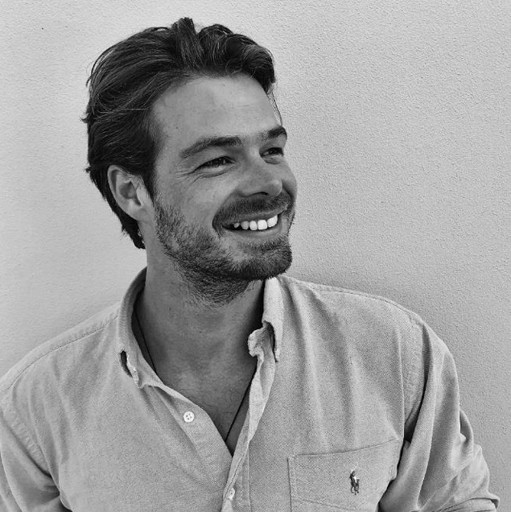 Cade Turland, co-founder of Hale Farm, smiling